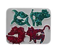 Animal Silicone Mould Quick Release Soft Craft Mould for Bread Bags