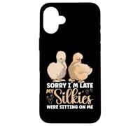 Animal Silkie Chicken Silky Farmer Case for iPhone 16 Plus
