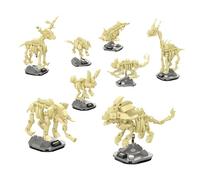 Animal Skeleton Building Block Set, Elephant, Giraffe, Lizard, and Fawn Bone Scale Models Toys, Creative Rabbit Lion Dog Building Bricks Kit, Ideas Gifts for Boys Girls Adults(900+PCS)