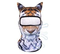 Animal Ski Masquerades - Breathable 3D Lightweight Animal Face Protection With Ears | Cat Ski Facial Clothing For Friends, Family, Neighbors