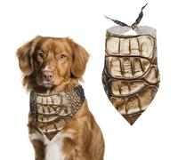 Animal Skin Pattern Dog Bandana Washable & Adjustable Triangle Scarf, Breathable Pet Scarf for Small Medium Large Pets, Cute Fashion Pet Accessory