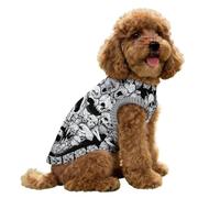 Animal Skull Angry Dog Shirt Summer Tank Top Sleeveless Pet Clothes for Small Medium Puppy And Cat