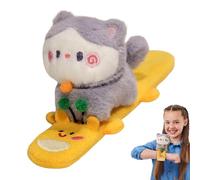 Animal Slap Bracelets - Pop Bracelets for Children, Plush Animals Slap Bracelets | Huggers Orangutan Plush, Huggers Plush Bracelet Slap Bracelet, Stuffed Animal, Toy for Bam, Fare riferimento alla