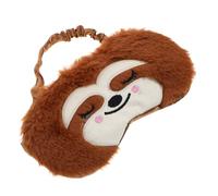 Animal Sleep Mask: Cute Sloth Plush Sleeping Mask Soft Fluffy Blindfold Eye Cover for Kids Girls Boys Travel Nap Night Relaxation