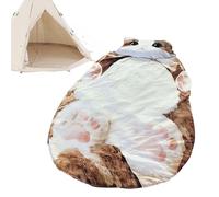 Animal Sleeping Bag - Washable and Soft Blanket | Sleeping Bag for Adults | Ideal for Camping, Travel, Pajamas Parties, Relaxing in the House and Lying on the Floor or Even on the Floor