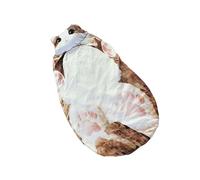 Animal Sleeping Bag | Washable Warm Blanket - Envelope Sleeping Bag with Cat Print, for Camping, Travel, Sleep, Home, Living Room, Bedroom, Terrace, Relaxing on the Floor or Bed
