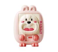 Animal Slide Puzzle Games, 3D Slide Puzzle, 3D Sliding Puzzle Cartoon Animal Brain Teaser, Portable Educational Games to Improve Pensie Skill