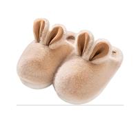 Animal Slippers Cute Rabbit Ear Plush Slippers For Women Warm Fluffy Bunny Women's Slippers Memory Foam Womans Slippers
