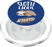 Animal Sloth Mode Activated Quote Sleeping Funny Sloths PopSockets PopGrip for MagSafe