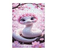 Animal Snake Flower Puzzle 150 Pieces, Fun Challenging Puzzle Games, Difficult Jigsaw Puzzles for Adults 150 Pieces