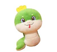 Animal Snake Plush Toy - Cute Chinese Snake Shaped | Huggable Animals 2025 Year of the Snake Sofa Bed Decor for Bedroom Car