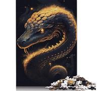 Animal Snakes Jigsaw Puzzles 500 Pieces for Adults Wooden Puzzles Brain Exercise Challenge Game Entertainment Gifts Teenagers Family Activity 500pcs (52x38cm)