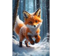 Animal Snow Tree 120 Piece Jigsaw Puzzles for Adults, Challenging and Brainteasing, Difficult Puzzles, Puzzle 120 Pieces