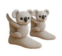 Animal Socks,3D Knitted Sloth Sock, Hugging Socks by Hand-Crocheted, Cozy Animal Sock for Christmas stocking for Women