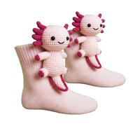 Animal Socks,3D Knitted Sloth Sock, Hugging Socks by Hand-Crocheted, Cozy Animal Sock for Christmas stocking for Women