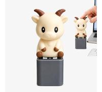 Animal Sound Fidget Clickers, Cute Push Button Noise Maker Keychain Toy, Seagull Mine Button Keychain, Real Sound, LED Light, Adults Keyboard Clicker for Fun& Stress Relief (Sheep)