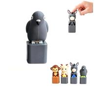 Animal Sound Fidget Clickers, Cute Push Button Noise Maker Keychain Toy, Sensory Desk Toy for Stress Relief, Funny Party Favor Gag Gifts for Adults, Portable Anxiety Relief Clicker
