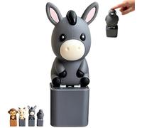 Animal Sound Fidget Clickers, Push Button Noise Maker Keychain Toy, Stress Relief Animal Keychain, Squeaking Animal Keyboard Fidget Toy for Adult (Donkey)