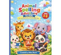 Animal Spelling Adventure for Kids: Fun Learning Puzzles to Find the Right Word