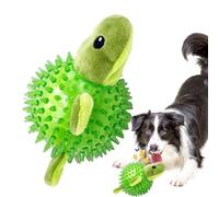Animal Spiky Ball Dog Toy - Frog/Hedgehog Spiky Ball Floating Dog Toy, Sound-making And Chew-resistant Rubber Toy For Medium, Large & Small Dogs - Frog