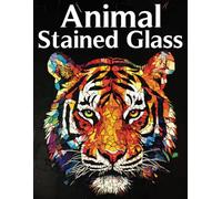 Animal Stained Glass Mosaic Pattern Coloring Book for Adults: Relax and color stunning animal designs in stained glass mosaic style, bringing each pattern to life with your creativity