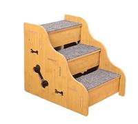Animal Stairs - High Bed For Dogs Step Up Aid With Non-slip Structure, Compact Portable Pet Design, Multi-Level Support System, Furniture Bere