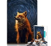 Animal Star Fox 1000 Piece Jigsaw Puzzle for Adults And Teenagers,Educational Games Wall Decoration Unique Birthday And Xmas Gifts (50x75cm)