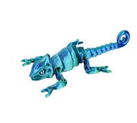 Animal Statue Printed Flexible Design Stress Relief Desk Decor Compact Travel Friendly Creative Gift Interactive Color Transforming Reptiless Figurine Safe Minitureature Desk Toy for Stress Relief