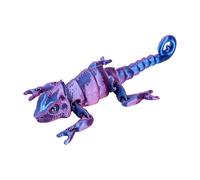 Animal Statue Printed Flexible Design Stress Relief Desk Decor Compact Travel Friendly Creative Gift Interactive Color Transforming Reptiless Figurine Safe Minitureature Desk Toy for Stress Relief