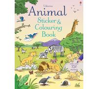 Animal Sticker and Colouring Book