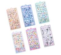 Animal Sticker Decorative PVC for Kids Art Craft Scrapbooking Journals Phone Case Water Bottle Kid Rewarding Planner Decoration