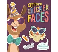 Animal Sticker Faces (Create 25 fun faces!)