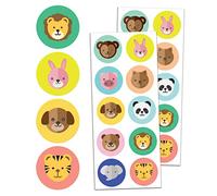 Animal Sticker Set - 10 Designs, 20 Sheets, 200 Stickers