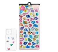 Animal Stickers - Lightweight Cartoon Theme Collection, Small Raised Decorative Stickers, Cute Self-Adhesive Mini Art Pieces, Creative Beautification Set, Compact Craft Accessories For