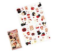 Animal Stickers PET Adhesive for Scrapbooking Journal Laptop Phone Case Water Bottle Decoration Safe Sticker