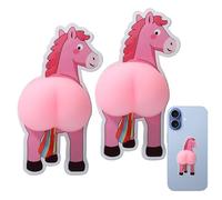Animal Stickers | Silicone 3D Horse Shape Decal | Cute 3D Animal Sticker for Phone Case - for Notebook Envelop Glasses Tablet Water Cups Laptops Wall Suitcases Luggage