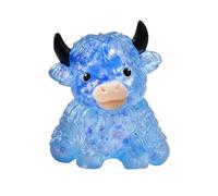 Animal Stress Ball Toy, Cow Shape Fidget Squeeze, Soft Sensory Kneading Toy with Slow Rebound Feel, Compact Handheld Stress Relief Gadget, Fun Desk Relaxation Accessory, Home Use for Work Party