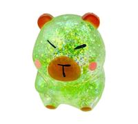 Animal Stress Toy, Capybara Glitter Ball, Sensory Squeeze Fidget with Stretch Grip, Lightweight Material with Easy Hold, Relaxing Game for Teens Kids Adults Students Workers Home School Office Party