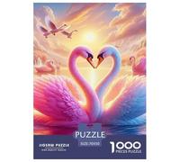 Animal Swan Puzzle 1000 Pieces for Adults Teens Hobby Relax Creative Long-Lasting Durable 70x50cm/1000pcs