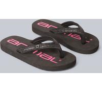 Animal Swish Kids Flip-Flops - Slip-on & Lightweight Footwear with Soft Padded Straps for Boys & Girls - Best for Autumn, Winter, Beach & Outdoors Jet Black Kids Shoe Size 12