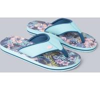 Animal Swish Kids Flip-Flops - Green - Green - Size: 13