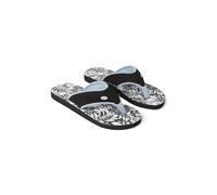 Animal Swish Womens AOP Flip Flops - Slip-on, Lightweight Sandals with Soft padded upper straps - For Autumn, Winter, Beach & Outdoors Jet Black Adult Shoe Size 5