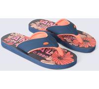 Animal Swish Womens AOP Flip Flops - Slip-on, Lightweight Sandals with Soft padded upper straps - For Autumn, Winter, Beach & Outdoors Coral Adult Shoe Size 6