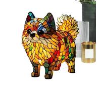 Animal Table Lamp, Dog Shape Resin Bedside Lamp, Soft Lighting for Children's Room, Teen Room, Classroom and Nursery