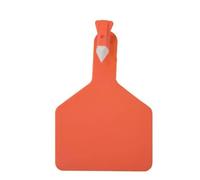 Animal Tag ， 50 Pcs/100Pcs Z Tag Blank Large, One Piece TPU Livestock Ear Tags(Orange,50pcs)