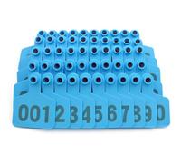 Animal Tag ， Large Cow Ear Tags, Livestock Identification Tags，Pig Ear tag ，Farm Animal Tags ID Yellow 4 * 5cm001-100(Blue 7.5 * 10cm (2.95 * 3.93in),201-300)