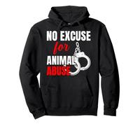 Animal Testing NO EXECUSE FOR ANIMAL ABUSE Animal Rights Pullover Hoodie