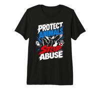 Animal Testing Protect Animals Stop Abuse Animal Rights Premium T-Shirt