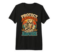 Animal Testing Protect Animals Stop Abuse Animal Rights Premium T-Shirt