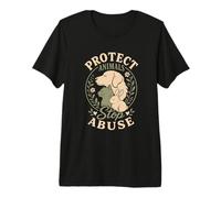 Animal Testing Protect Animals Stop Abuse Animal Rights Premium T-Shirt